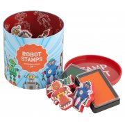 Robot Stamps
10 stamps and 2 ink pads in a great container  never lose your stamps this way
Please Click the image for more information.
