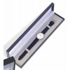 GP2 Long Flat Gift Box
Black imitation leather covered sprung hinge lid gift box with flock lining Designed to fit all but our largest watches .
Please Click the image for more information.