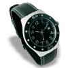 Carson
Matt silver case with fixed black top ring Padded black leather bands Dial in black or white Luminous hands Ci.
Please Click the image for more information.