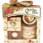 CANTERBURY ROSE GIFT PACK
This delightful Window Pack comes neatly packaged with a matching box and ribbon It contains a 60ml body scrub 60ml body butter 45g body soap and 2 x 6g bath fizzers Canter.
Please Click the image for more information.