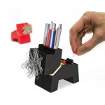 j-me Rocky Desk Butler
Rocky is your desks playful and compact best friend paper clips included magnetic mouth for paper clips holds up to 5 pens easy storage of elastic bands around the neck storage compartment for small stationery weighted for extra stabilitymaterial non slip rubber includes magnetdimensions 105 x 90 x 55 mmcolour  black
Please Click the image for more information.