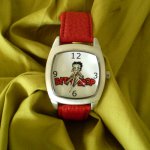 Betty Boop Watch
This elegant and stylish Betty Boop watch is perfect for the Betty fan in your life  The Betty Boop Watch features a round silverstone case with a white watch face and red strap P.
Please Click the image for more information.