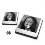 Mona Lisa Jigsaw Puzzle
Now you can experience one of the greatest works of art ever piece by piece  without even leaving your seat Its the perfect classy art experience for a rainy day or wait between meetingsTHE .
Please Click the image for more information.