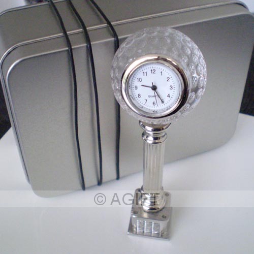 Golf Ball Desk Clock Employee Appreciation Agift Gifts