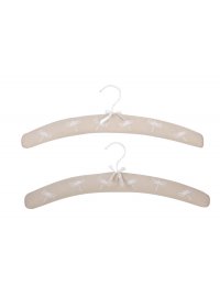 PAIR OF NATURAL COATHANGERS
PAIR OF NATURAL COATHANGERS WITH EMBROIDERED WHITE DRAGONFLIESPAIR OF NATURAL COATHANGERS WITH EMBROIDERED WHITE BEES
Please Click the image for more information.