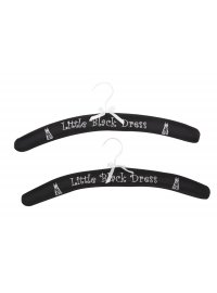 LITTLE BLACK DRESS COATHANGERS
PAIR OF LITTLE BLACK DRESS COATHANGERS BLACK SATIN WITH WHITE EMBROIDERY
Please Click the image for more information.