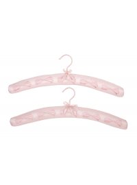 PAIR OF PINK COATHANGERS
PAIR OF PINK COATHANGERS WITH PINK EMBROIDERED BOWS
Please Click the image for more information.