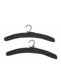 PAIR OF BLACK COATHANGERS
PAIR OF BLACK COATHANGERS WITH BLACK EMBROIDERED BOWS
Please Click the image for more information.