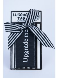 LUGGAGE TAG UPGRADE ME BLACK AND WHITE
UPGRADE ME LUGGAGE TAG IN BLACK AND WHITE
Please Click the image for more information.