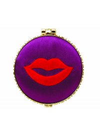 PURPLE WITH LIPS MIRROR COMPACT
PURPLE SATIN MIRROR COMPACT WITH RED LIPS
Please Click the image for more information.