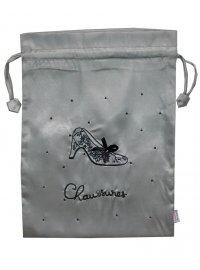 GREY SATIN SHOE BAG
GREY BEADED SATIN CHAUSSERS SHOE BAG
Please Click the image for more information.