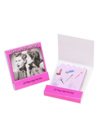 GIRLS BEST FRIEND FILES
GIRLS BEST FREIND FILES SET OF 20 NAIL FILES EACH FILE HAS BEAUTY PRODUCTS PRINTED ON THEMSOLD TO YOU IN A DISPLAY BOX OF 16 SETS.
Please Click the image for more information.