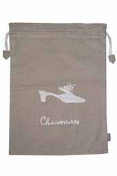 NATURAL BAG WITH WHITE CHASSURES
Natural shoe bag with white embroidery chassuers
Please Click the image for more information.