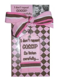 KEYRING GOSSIP
PINK KEYRING WITH BROWN EMBROIDERY ON DISPLAY CARDI DONT REPEAT GOSSIP SO LISTEN CAREFULLY
Please Click the image for more information.