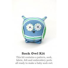 Craft Schmaft Mini Sock Owl Kit Blue & Green
This beautiful kit contains everything you need to make one baby size  sock owlContents include Pattern cotton sock fabric felt  embroidery perleThe pattern.
Please Click the image for more information.
