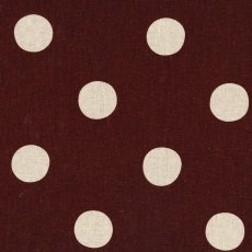 Echino Maruco Large Polka Chocolate
Echino Maruco is an extra large polka dot design printed on a beautiful medium weight cottonlinen blend A.
Please Click the image for more information.