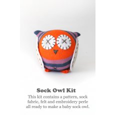 Craft Schmaft Mini Sock Owl Kit Purple & Blue Stripe with Pink Moon Wings
This beautiful kit contains everything you need to make one baby size  sock owl A great gift or project for kids from 8 to 108C.
Please Click the image for more information.