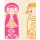Surrounding Product: Kristen Doran Kokeshi Doll Panel Lolly Pink & Orange