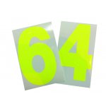 Numbers - Day Glo Windscreen Numbers CAMS Regulation Size
CAMS regulation size  Day Glo Windscreen numbers Please indicate the numerals and quantity of each in Special Instruction field
Please Click the image for more information.