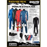RPM PODIUM SUIT PACKAGE
Package Price $1434000Package Includes RPM Podium2 Suit Black Navy Blue Red RPM Club Gloves  Black Blue Red RPM Indy 3 Boots RPM NXR Underwear set Black RPM Nomex socks Black RPM NXR balaclava Black
Please Click the image for more information.