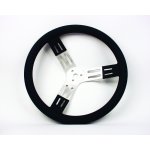 15inch Aluminium Steering Wheel
Smooth thick PolyUrethane rim for better grip and less wrist and arm strain 15 and 17inch wheels are available in black steel or finished aluminium spokes.
Please Click the image for more information.