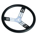 17inch Aluminium Steering Wheel
Smooth thick PolyUrethane rim for better grip and less wrist and arm strain 15 and 17inch wheels are available in black steel or finished aluminium spokes.
Please Click the image for more information.