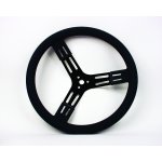 17inch Steel Steering Wheel
Smooth thick PolyUrethane rim for better grip and less wrist and arm strain 15 and 17inch wheels are available in black steel or finished aluminium spokes.
Please Click the image for more information.