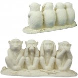 Four Monkeys of Right Behaviour
The four monkeys of right behaviour right speech right hearing right sight and right actionMade from crushed marble and resin composite Gift .
Please Click the image for more information.