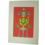 Kalasa Gift Cards, Set of 4
Handmade paper card from Nepal  Set of 4  Same design  Cards are blank inside
Please Click the image for more information.