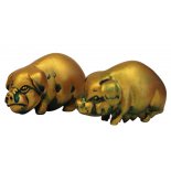 Seconds - Pigs, Pair, Gold - Paint work issues
Pig Statues Male  Female Pair Gold 25mm w  45mm  Paintwork issues
Please Click the image for more information.