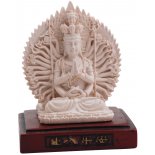 Dizan Statue Ivory on Rosewood stand
Dizan Statue Ivory on Rosewood stand H100 x W80 x D80mm
Please Click the image for more information.