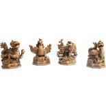 Celestial Guardians, Set of 4, Antique Gold
Celestial Guardians Set of 4 Antique Gold H80 x W 57 x D 58mmProtectors of the UniverseOrigins of their history date back to China in  2nd Century BC  In Chine.
Please Click the image for more information.