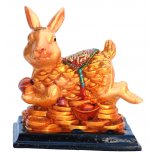 Rabbit Statue, Peach Gold on Black Stand, H: 80 x W: 70 x D: 50mm
Rabbit Statue Peach Gold on Black Stand H 80 x W 70 x D 50mm
Please Click the image for more information.