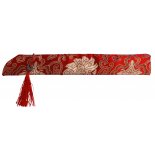 Fan Cover with Coin Tassel, Red, H240 x W50 x D3mm
Brocade Fan Cover with Coin Tassel Red H240 x W50 x D3mm  Perfect for FN008  FN009
Please Click the image for more information.