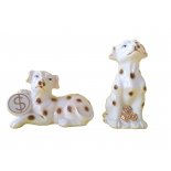 Money Dog Statues, White & Brown with Gold, Ceramic, Pair, H150 x W75 x 85mm; H9
Money Dog Statues White  Brown with Gold Ceramic Pair H150 x W75 x 85mm H95 x W150 x D70mm
Please Click the image for more information.