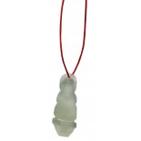 Quan Yin Jade Pendant with red cord, Jade Piece:  H: 44 x W:  17 x D: 4mm
Quan Yin Jade Pendant with red cord Jade Piece  H 44 x W  17 x D 4mm
Please Click the image for more information.