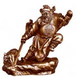 Zhong Kui, God of Examinations Statue Gold 105mm
Zhong Kui statue God of Examinations representing a successful outcome of examinationsGod of examinations literature  and protectorZhong K.
Please Click the image for more information.