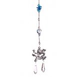 Large Metal Dragon Light Catcher 
Large Metal Dragon Light Catcher with 2 Crystals  Delicately Beaded Strand
Please Click the image for more information.