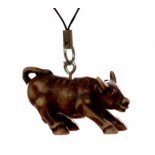 Cow or Ox, dark brown  hanging
Dark Brown Ox or Cow hanging In terracotta finish Small Ox hanging to hang on your bag or in car or indoors Th.
Please Click the image for more information.