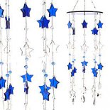 Star Mobile Blue and Clear with Crystal Drops 510mm
Original Anjian design of blue and clear satrs with crystal drops This mobile throws rainbows when placed in sunny window .
Please Click the image for more information.