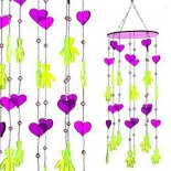 Green Teddy & Purple Heart Mobile with Crystal Drops 510mm
Green Teddy  Purple Heart Mobile with Crystal Drops 
Please Click the image for more information.