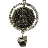 Patience & Courage Pendant
Patience  Courage Pendant Quan Yin and tiny bell pendet on black cord Comes with story card
Please Click the image for more information.