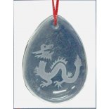 Glass Dragon  
pendent on red cord in tiny pouch
Please Click the image for more information.