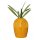 Surrounding Product: Cute little orange Owl vase or pencil holder