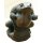 Surrounding Product: Sumo Netsuke Toad Statue, Antique Brown, Pocket Size, 55mm