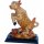 Surrounding Product: Ox/Cow Statue, Peach Gold on Black Stand, H: 85 x W: 70 x D: 50mm