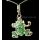 Surrounding Product: Frog with Green Dimenti Silver Hanging
